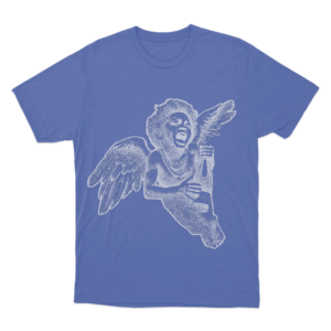 Angel Bottle Unisex T Shirt Blue