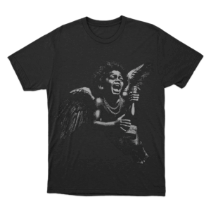 Angel Unisex T Shirt Black