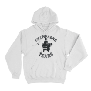 Champagne Tears Unisex Hoodie White