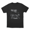 Split Cover Unisex T Shirt Black